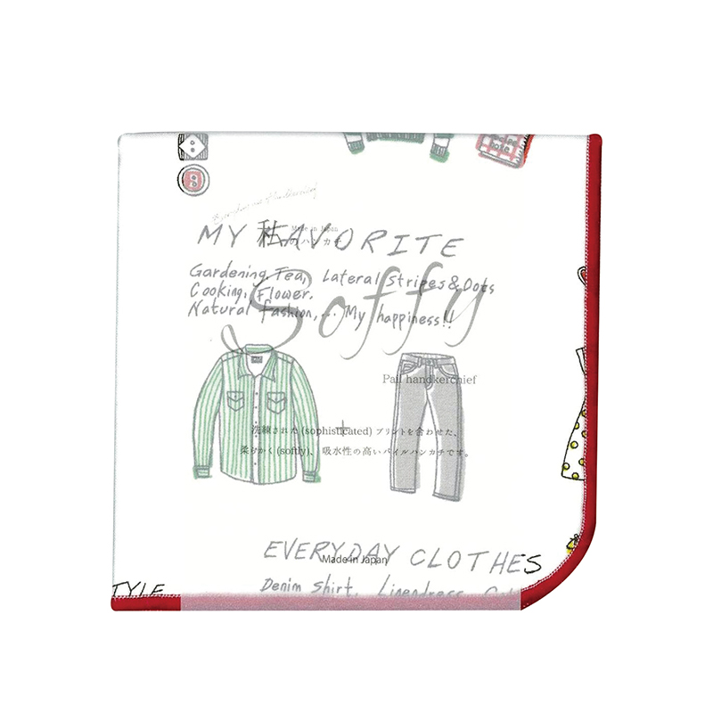 Soffy パイルハンカチ スタイルスナップ